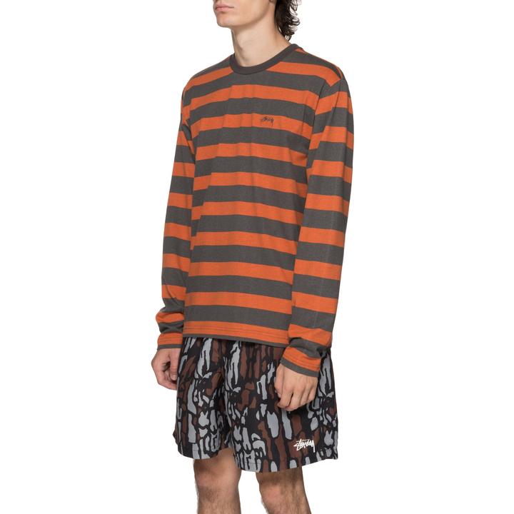 stussy printed stripe ls