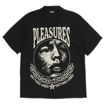 Pleasures Black Used Button Down