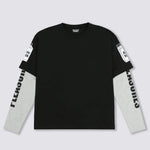 pleasures becuz layered tee