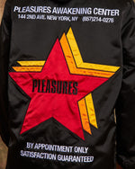 pleasures berlin satin coaches jacket