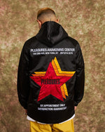 pleasures berlin satin coaches jacket