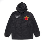 pleasures berlin satin coaches jacket