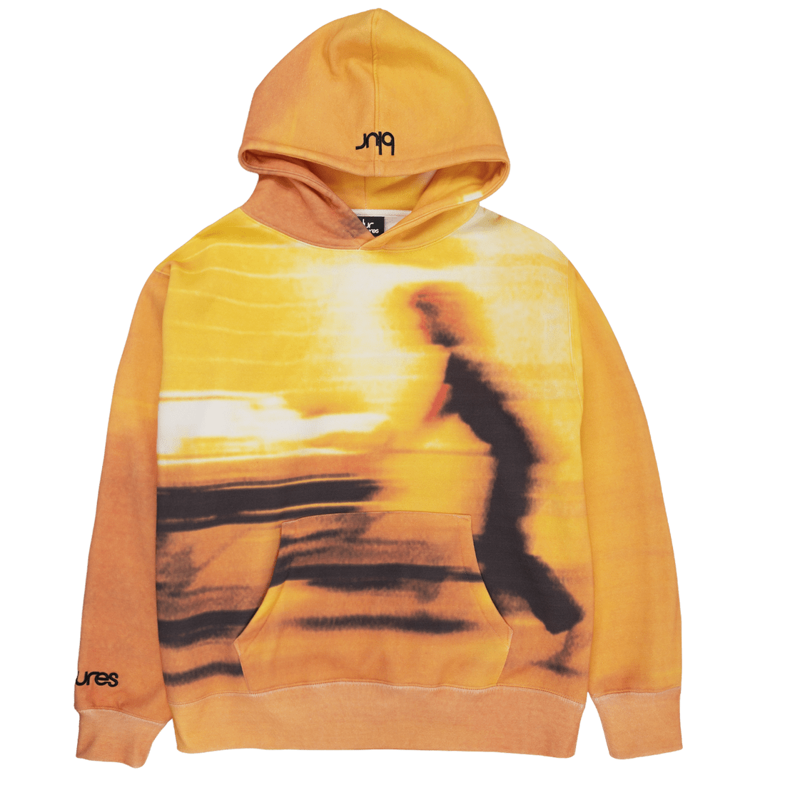 pleasures blur hoodie