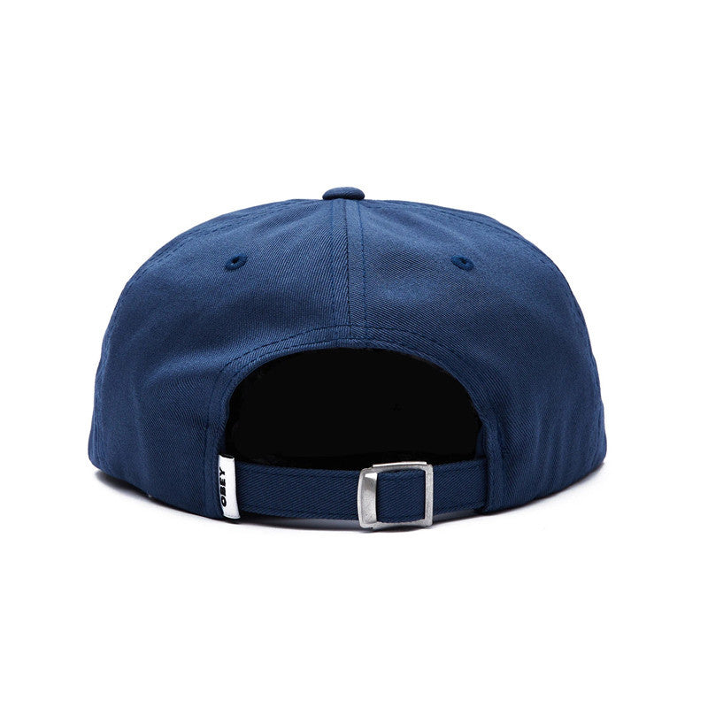 obey icon face 6 panel dull blue