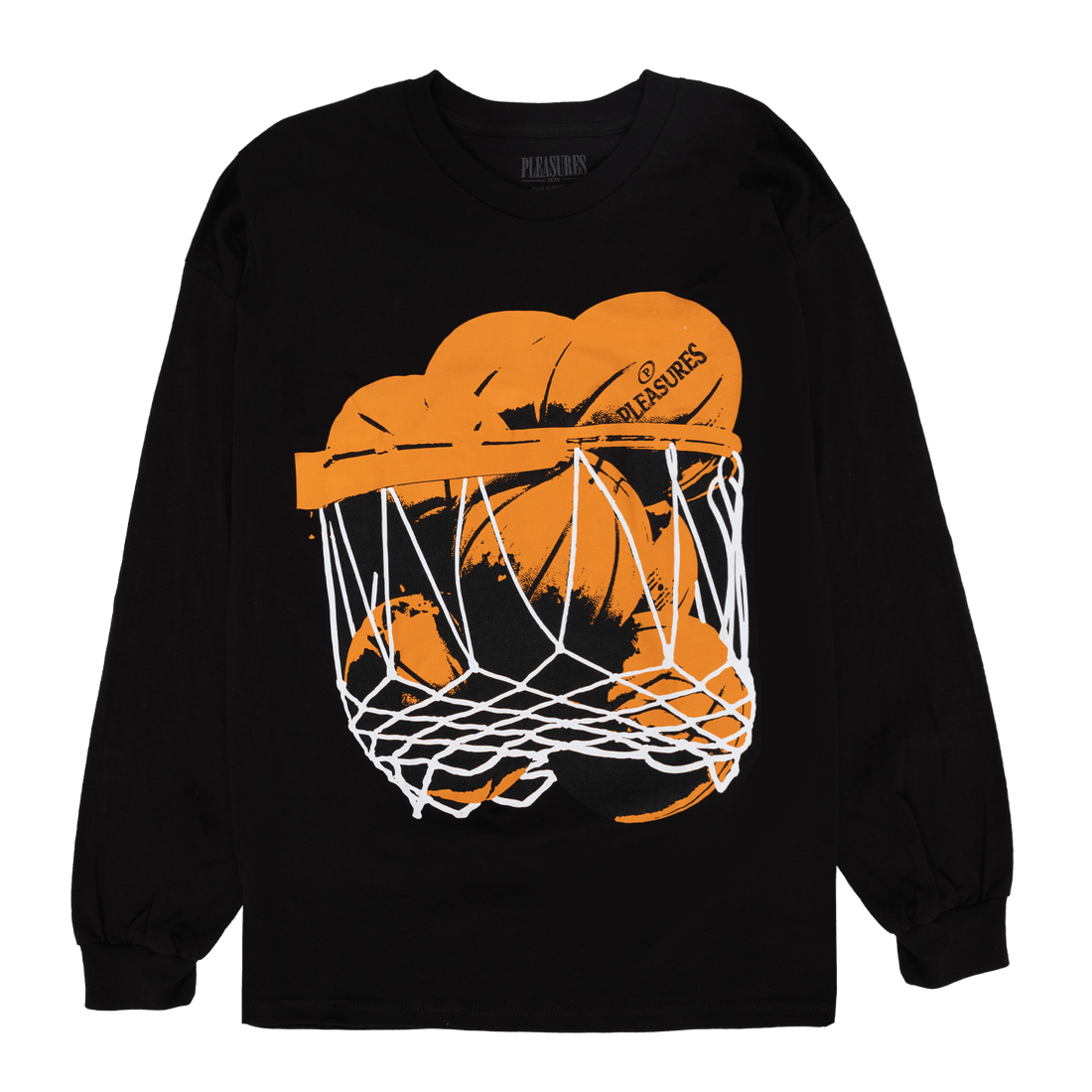 pleasures hoop long sleeve tee