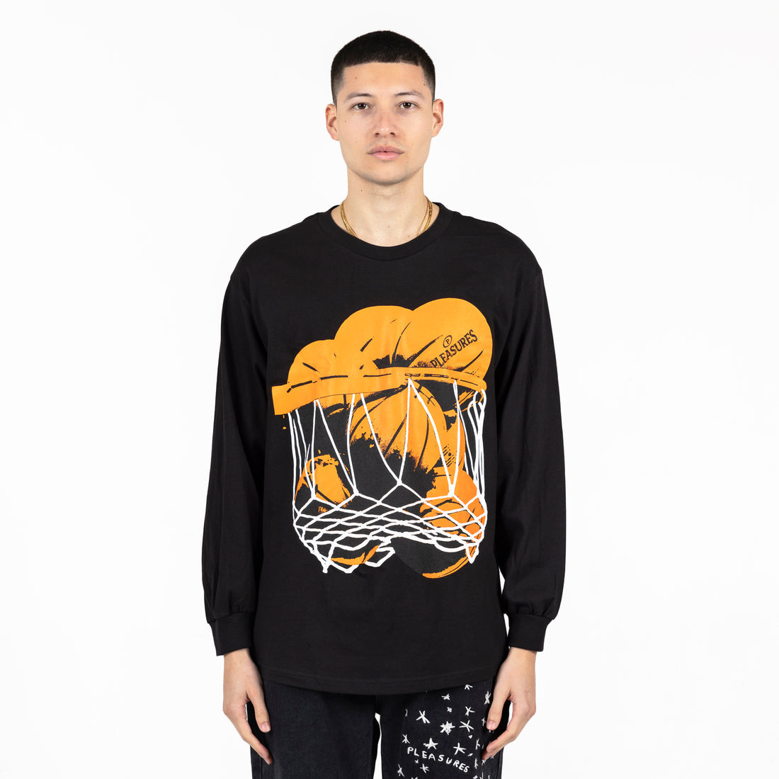 pleasures hoop long sleeve tee